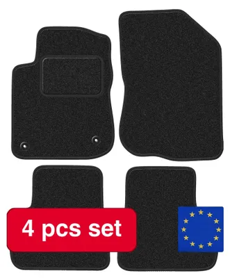 Image de Tapis de sol pour voiture, sur mesure, protection durable, noir