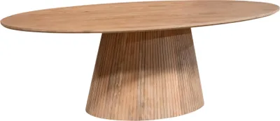 Produktbild von Starfurn - Solana Esstisch - 210 cm - Natur - Oval