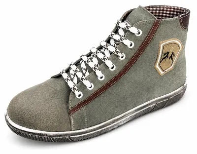 Produktbild von MADDOX Trachten Leder Schuhe Hohe Sneaker "Marinus" | Stein Größe (EU): 44