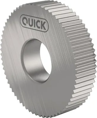 Produktbild von Quick-Rändel PM AA 21.5 x 5 x 8 H7 P:0.8, Rändelform:14,5x3x5 mm, Teilung:0,4 mm, Schaftausführung:nv