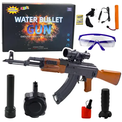 Immagine prodotto di Fucile Ak Per Palline D'acqua Hydrogel Accessori Mirino Occhiali 96cm