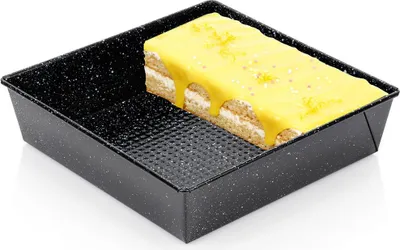 Produktbild von Vilde | Backform - Quadratisch - 24x24cm - Granitbeschichtung - Antihaftbeschichtung - Ideal für Kuchen und Aufläufe