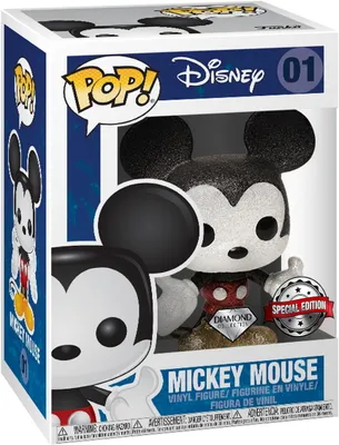 Produktbild von Disney - Mickey Mouse 01 Special Edition Diamond - Funko Pop! - Vinyl Figur