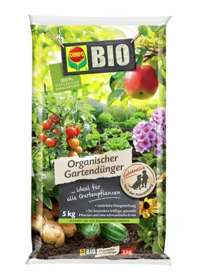 Produktbild von Organischer Gartendünger COMPO 5 kg für alle Gartenpflanzen