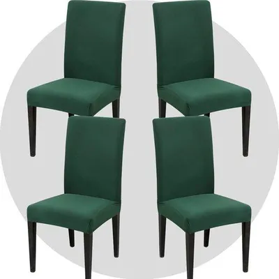 Produktbild von Famanu Stuhlhussen Set von 4 - Grün