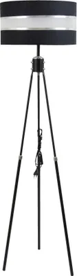 Obrázok produktu pre Bodek | Stojaca lampa - čierna - výškovo nastaviteľná do 160 cm - elegantné osvetlenie - moderný dizajn