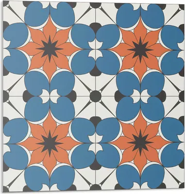 Immagine prodotto di Motivo floreale sullo sfondo - Piastrelle autoadesive - Rivestimento - Pannello da parete - Piastrelle in PVC - Piastrelle in vinile - Piastrelle in PCV - Autoadesivo - Decorazione murale - 20 pezzi 20 x 20 cm