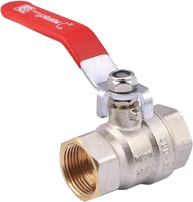 Produktbild von Kugelhahn 1" IG IG Kugelventil Wasserventil | Innengewinde | 30 bar | PHA-001 Hochwertiges Perfekt System | Roter Griff | Hebelgriff | Wassersystem