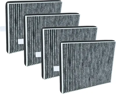 Produktbild von vhbw 4x Aktivkohlefilter Ersatz für Miele DKF 15-P für Dunstabzugshaube