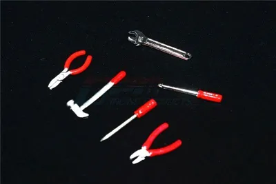 Produktbild von Gpm Scale Accessories For Crawlers: Metal Tools -6Pc Set Gpmzsp017Oc