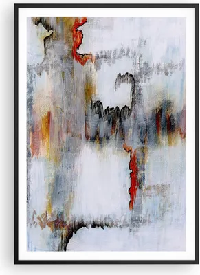 Produktbild von Gerahmtes Poster - Schwarzer Rahmen - Abstraktion modern - 70x100 cm - Wand Bild - Wanddeko - Wandbilder - Kunstposter - Wandposter - Bilderrahmen - Bilder - Kunstdruck - Wandbild - P2BPA70x100-3676