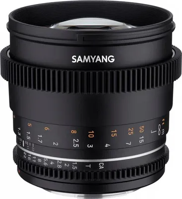 Immagine prodotto di Obiettivo video SAMYANG 85mm T1.5 MK2 VDSLR compatibile con Sony E