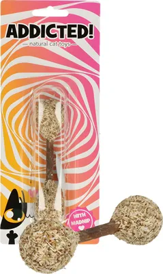 Produktbild von Addicted! Katzenspielzeug Hantel mit Madnip
