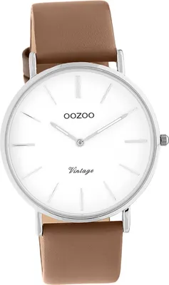 Produktbild von Oozoo Damen Armbanduhr braun Analog Vintage Series Lederarmband D2UOC20252