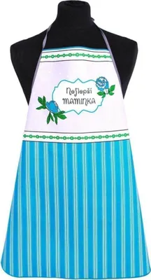 Zdjęcie produktu dla Fartuch kuchenny Najlepsza mama turkusowy rozmiar uniwersalny