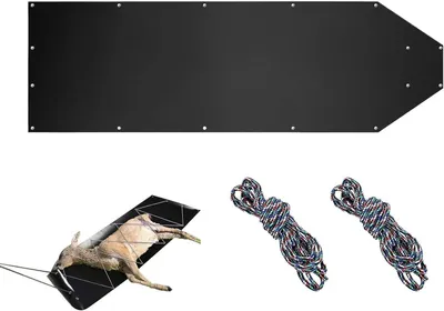 Productafbeelding van Opvouwbare Herten Slee - Jagers slee Transportkar - Outdoor Transport - Scheurbestendig Polyethyleen - 185 cm - Niet gespecificeerd