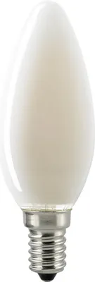 Produktbild von SIGOR 4,5W Kerze Filament matt E14 470lm 2700-2200K DimmToWarm LED Lampe C35