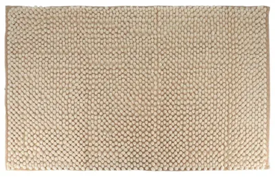 Obrázek produktu pro Mikrovláknový koberec kulatý 50x80 cm – béžový – Tendance
