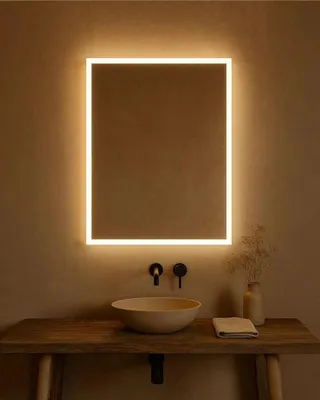 Immagine prodotto di Specchio 60x80 bagno reversibile retroilluminato led