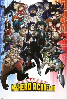 Produktbild von My Hero Academia - Class 1 A and Class 1 B TV-Serie - Poster - Größe 61x91,5 cm