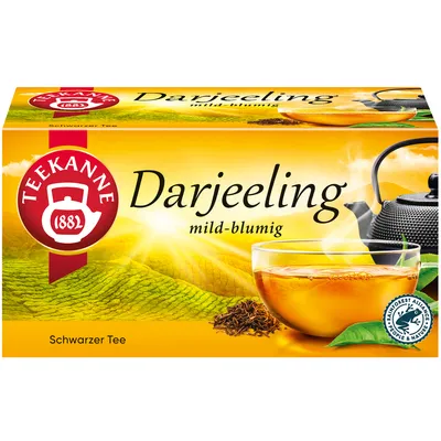 Produktbild von Teekanne Origins Darjeeling feinster Schwarztee mild blumig 35g