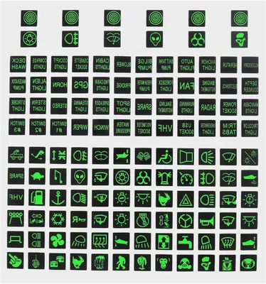 Productafbeelding van Lichtgevende Stickers - Glow in the Dark Stickers - Interieur Verlichting - Absorbeert Licht - 132 Stuks - Groen