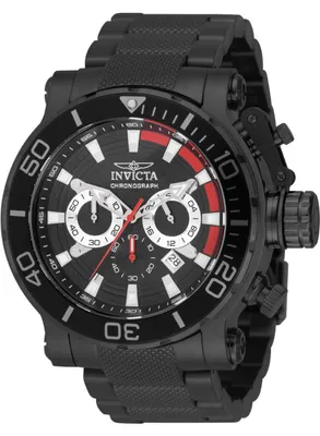 Produktbild von Invicta Coalition Forces 50227 Herrenuhr - Quarzwerk - Edelstahl mit schwarzem Zifferblatt - 52 mm