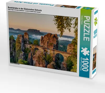 Produktbild von Calvendo Basteibrücke in der Sächsischen Schweiz 1000 Teile Puzzle quer 640x480mm, Kirsch Gunter; 7441137