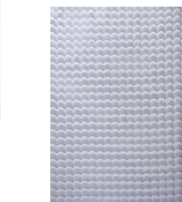Produktbild von Teppium Flauschiger Hochflor Teppich Wohnzimmer Einfarbig Hoch-Tief-Struktur Super Weich und Kuschelig Kunstfell Felloptik, Grösse: 80x150 cm
