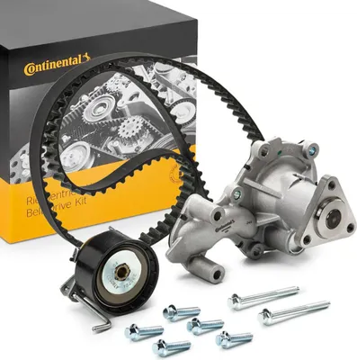 Produktbild von Continental ContiTech CT1189WP1 Zahnriemensatz + Wasserpumpe für FORD Fiesta Mk6 Schrägheck (JA8, JR8) FOCUS III Turnier FOCUS III C-Max II