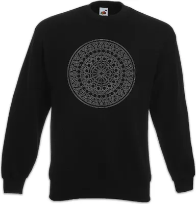 Produktbild von Urban Backwoods Mandala VIII, Sweatshirt, Farbe: Schwarz, Größe: 4XL