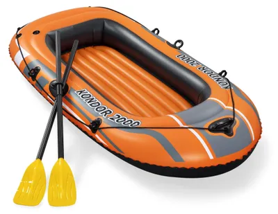 Produktbild von Kondor 2000 aufblasbares Boot 188 cm Orange/Schwarz