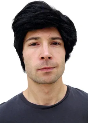 Produktbild von WIG ME UP Männer-Perücke, schwarz, PW0174-P103