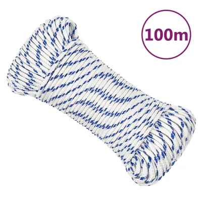 Imagen del producto de Cuerda de barco polipropileno blanco 5 mm 100 m