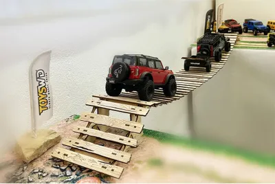 Produktbild von Crawler Park Tibetische Brücke Erweiterungskit Rc Obstacle 1/18/1/24 Golden  Golden One Size