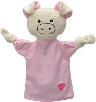 Produktbild von Schwein 29 cm, Frotteehandpuppe