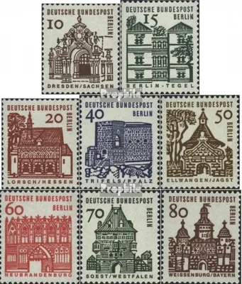 Produktbild von Briefmarken Berlin (West) 1965 Mi 242-249 (kompl.Ausg.) FDC Bauwerke