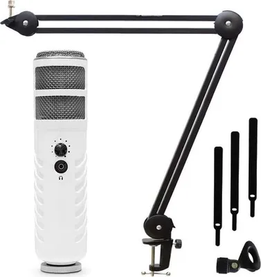 Produktbild von Rode Podcaster USB-Mikrofon mit MS138 Mikrofonarm
