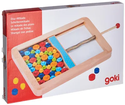Obrázok produktu pre Hra "Mikado" s drevenými tyčkami: 30,9 x 21 x 2,6 cm, drevo, 6 kusov