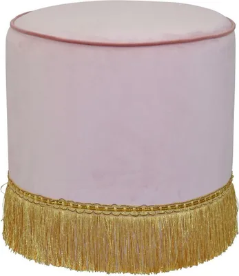 Produktbild von Polsterhocker Pouf Sitzpouf Sitzhocker Fußhocker in Rose
