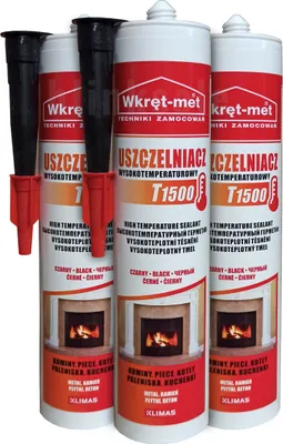 Produktbild von 3 STK Dichtmasse Höhe Temperatur 1500°C Dichtung Hitzebeständige Silikon 310ml