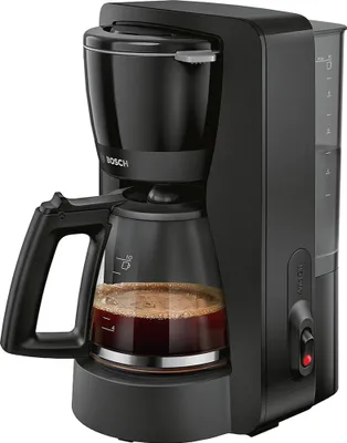 Produktbild von Bosch TKA2M113, Filterkaffeemaschine, 1,25 l, Gemahlener Kaffee, Schwarz
