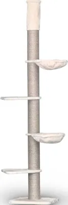 Produktbild von Robuster Kratzbaum Olympus XXL, 250-275 cm hoch, Wüstenbraun, mit Liegeplätzen