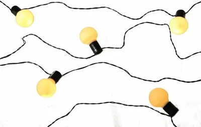 Zdjęcie produktu dla Oświetlenie - łańcuch 20 białych LED ciepło-biała