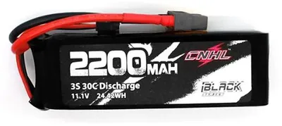 Produktbild von CNHL Black Series 2200mAh 3S LiPo Akku 30C 11,1V mit XT60