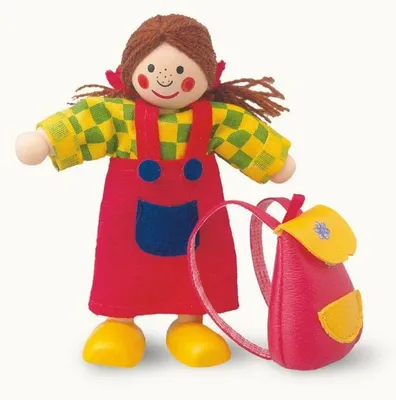 Produktbild von Mertens 57008 - Puppe, Lisa mit Zubehör