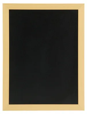 Produktbild von Securit® Wandtafel „Medium Woody“ aus Teakholz
