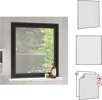 Produktbild von vidaXL Magnet-Insektenschutz für Fenster Anthrazit 120x140 cm - Fliegengitter
