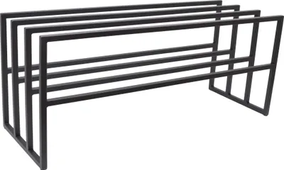Produktbild von LOFT42 James Schuhregal – Metall – Schwarz – 82 x 30 x 35