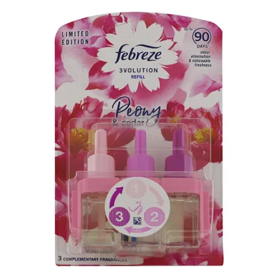 Produktbild von Febreze 3Volution Lufterfrischer Nachfüller 20ml Pfingstrose & Zeder